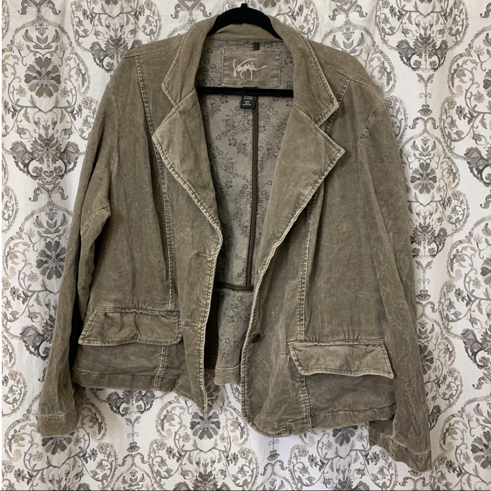 18/20 Plus size Corduroy jacket